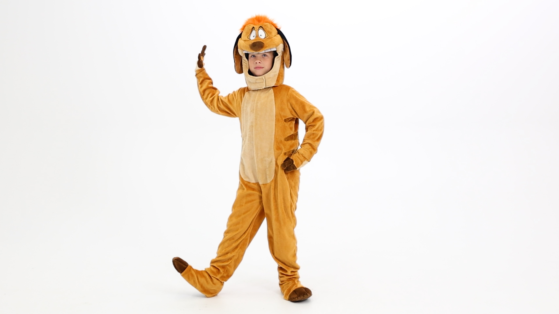 Bring the magic of the Pride Lands home today when your child wears our exclusive Kid’s Disney Lion King Timon Costume! This comfy outfit captures Timon's adventurous spirit and we're sure it'll do the same for your little one!